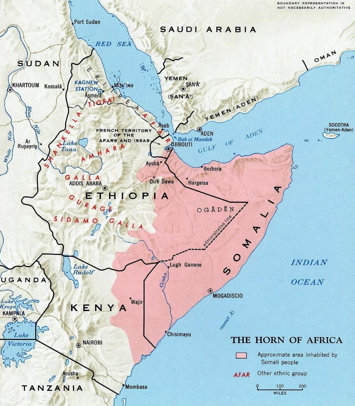 carte du nord du Kenya