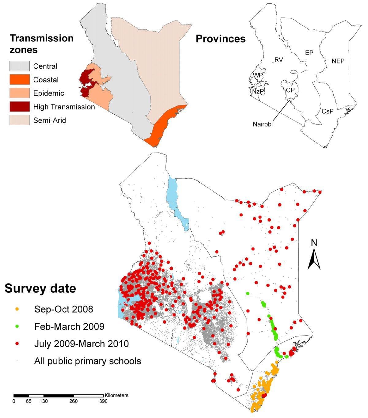 Le Kenya de l'école d'arpentage et de cartographie