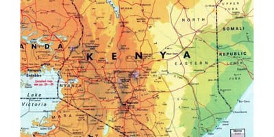 Kenya carte géographique