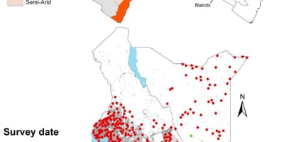 Le Kenya de l'école d'arpentage et de cartographie